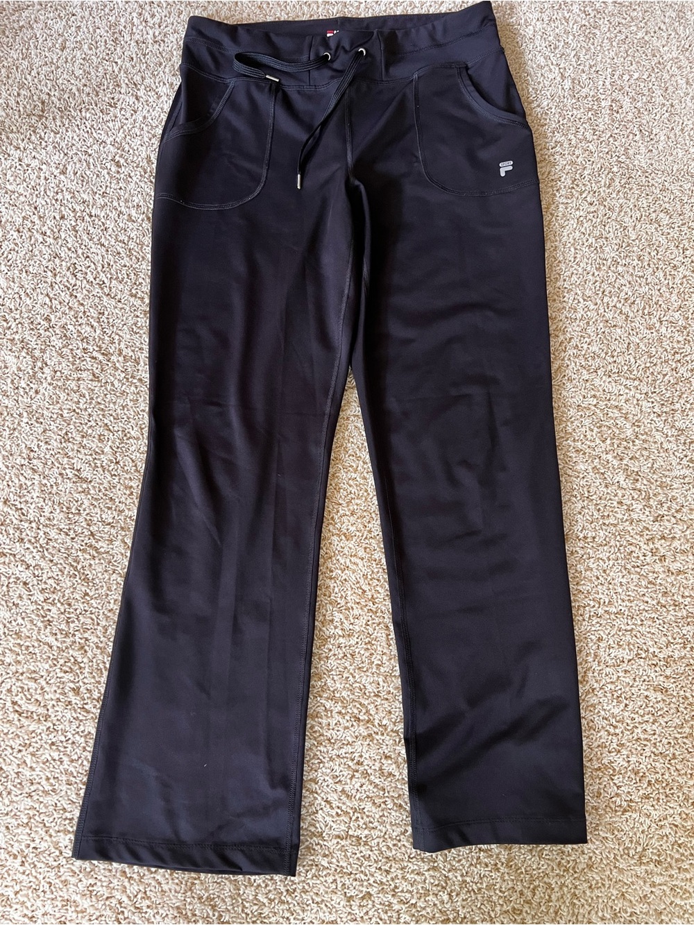 Fila Black Women's Drawstring Jogger Pants